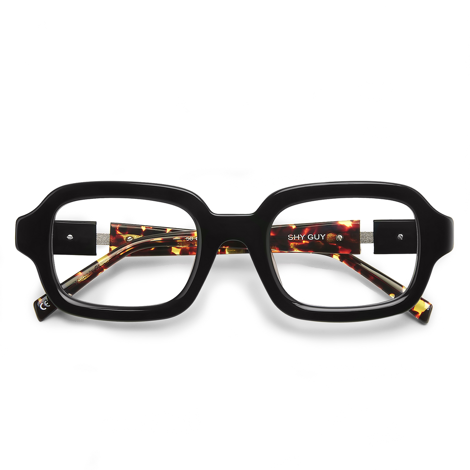 Shy Guy Optical / Black Tortoise & Clear