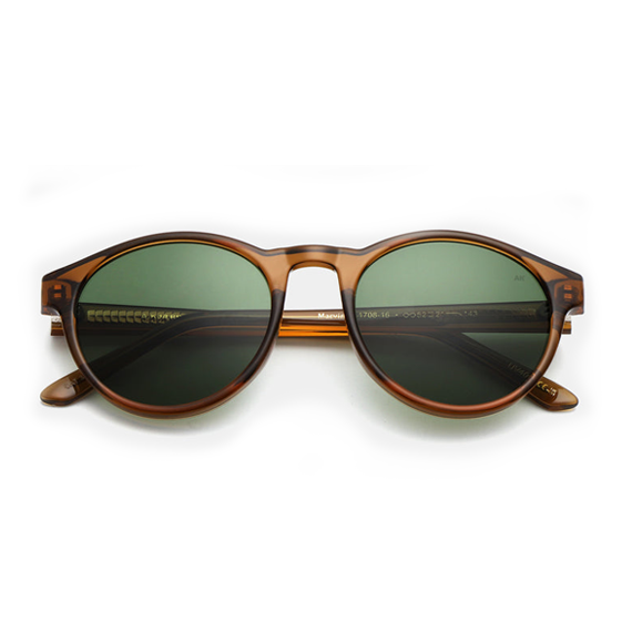 Marvin / Smoke Transparent & Graphite Green Lens