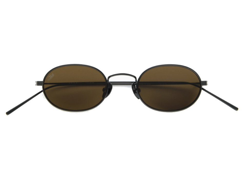 Rio / Matte Black Titanium & Brown Lens