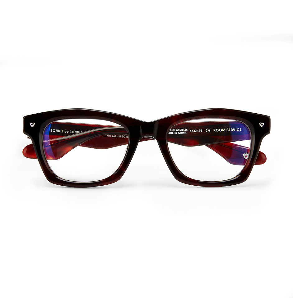 Room Service Optical / Red Tortoise & Clear Lens