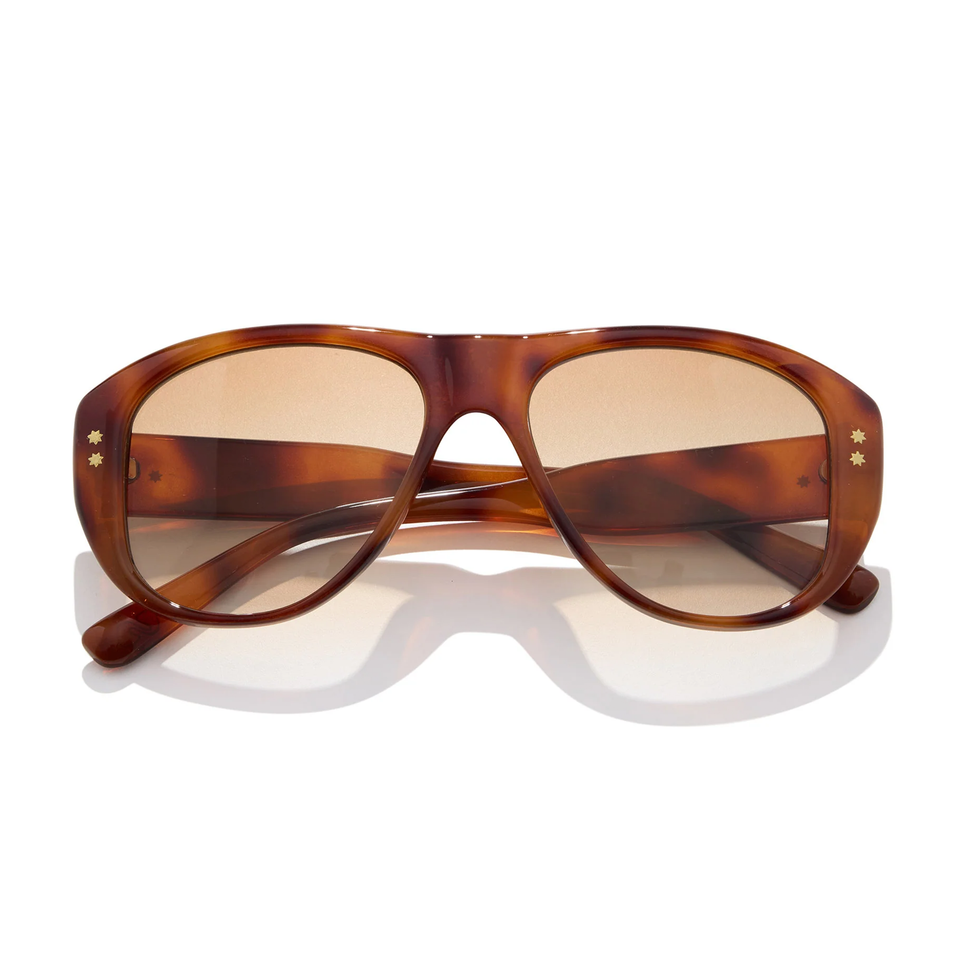 Austin / Maple Tortoise & Amber Gradient Lens