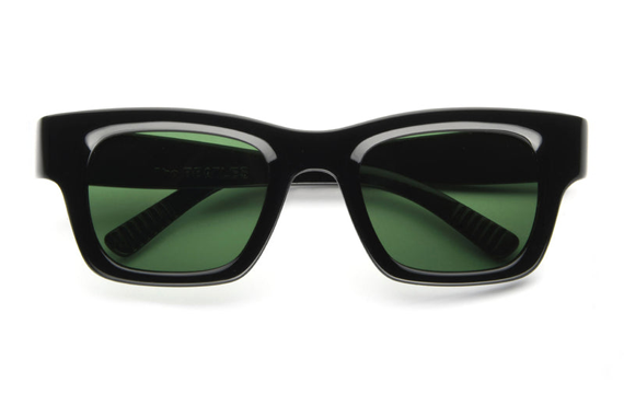 Blackbird x The Beatles / Black Acetate & Green Lens