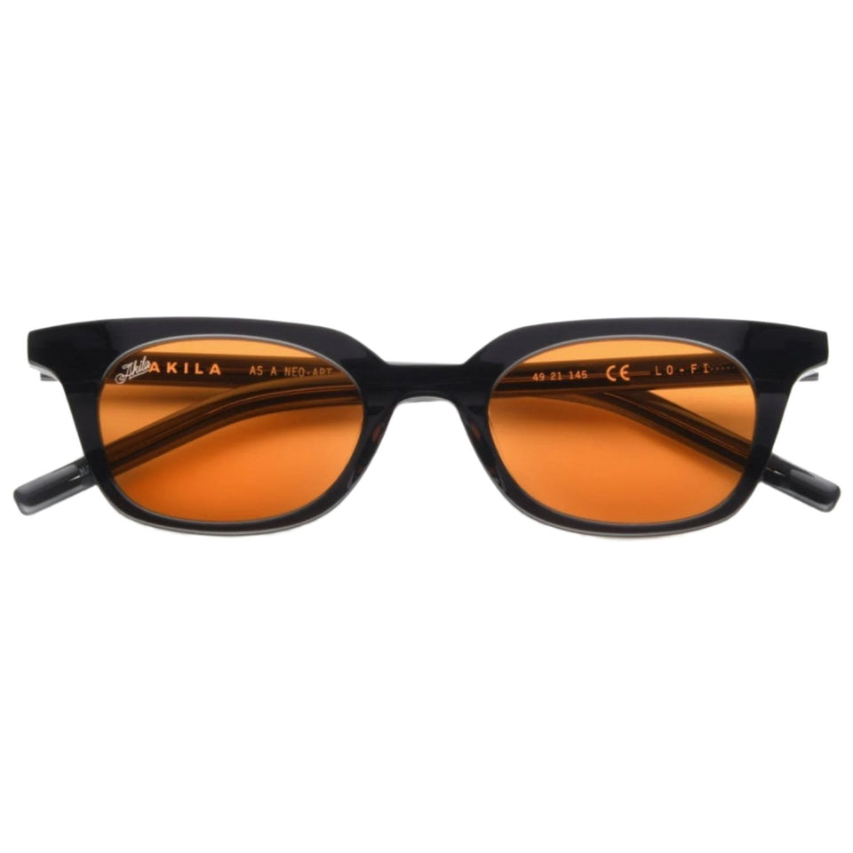 Lo-Fi / Onyx Acetate & Orange Lens