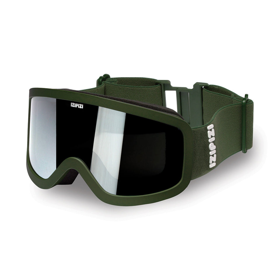 Ski Snowboard Goggles / Large / Khaki Green